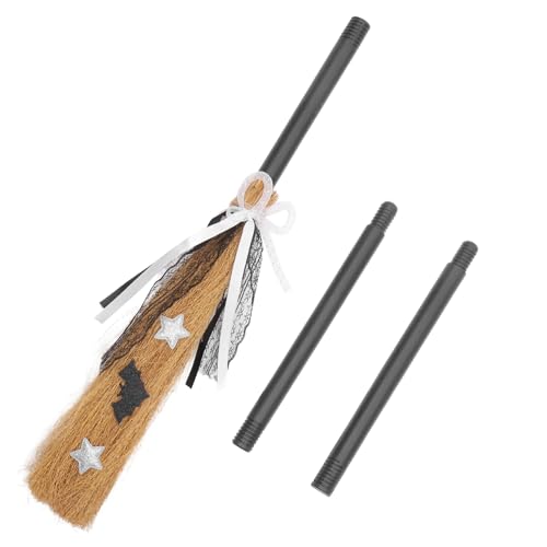 MUCKLILY Halloween Hexenbesen Abnehmbar Leichtes Cosplay Zubehör Hexen Kostüm Requisit für Party Dekoration Erwachsene MUCKLILY Halloween Hexenbesen Abnehmbar Leichtes Cosplay Zubehör Hexen Kostüm Requisit für Party Dekoration Erwachsene von MUCKLILY