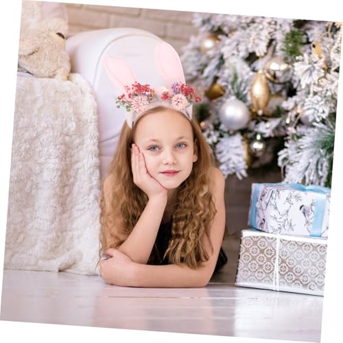 MUCKLILY Hasenohren Haarreif Leichtes Party Stirnband mit Blumenmotiv Geeignet für Karneval Ostern Kostümfeste und Fotorequisiten Zufälliges Design MUCKLILY Hasenohren Haarreif Leichtes Party Stirnband mit Blumenmotiv Geeignet für Karneval Ostern Kostümfeste und Fotorequisiten Zufälliges Design von MUCKLILY