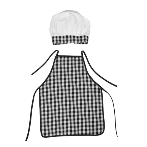MUCKLILY Kochkostüm mit Schürze und Kochmütze Fotoshooting Outfit für Monate Jungen Mädchen Bequemes Back Spielkleidung für Neugeborene MUCKLILY Kochkostüm mit Schürze und Kochmütze Fotoshooting Outfit für Monate Jungen Mädchen Bequemes Back Spielkleidung für Neugeborene von MUCKLILY