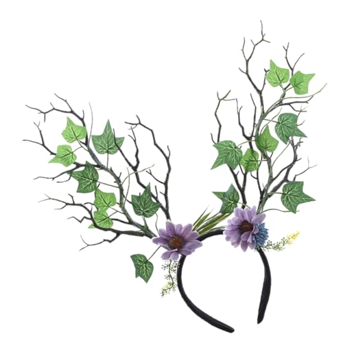 MUCKLILY Party-Haar-Accessoire Weihnachtsfeier Stirnband Urlaubskopfschmuck Tiara dekoratives Blumen-Stirnband Haarschmuck Zweig Kopfbedeckung Krone künstlicher Ast schmücken Plastik MUCKLILY Party-Haar-Accessoire Weihnachtsfeier Stirnband Urlaubskopfschmuck Tiara dekoratives Blumen-Stirnband Haarschmuck Zweig Kopfbedeckung Krone künstlicher Ast schmücken Plastik von MUCKLILY