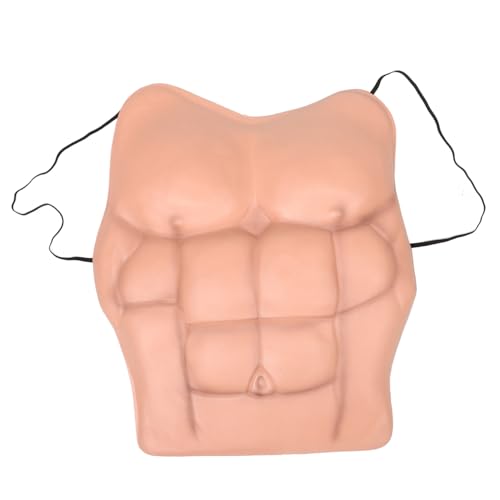 MUCKLILY Realistisches EVA Muskelkostüm für Herren Leichte Gefälschte Brust und Bauchmuskeln Atmungsaktiv und Langlebig Vielseitig für Halloween Cosplay und Mottopartys Geeignet MUCKLILY Realistisches EVA Muskelkostüm für Herren Leichte Gefälschte Brust und Bauchmuskeln Atmungsaktiv und Langlebig Vielseitig für Halloween Cosplay und Mottopartys Geeignet von MUCKLILY