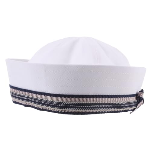 MUCKLILY Sailor Mütze Damen mit Elegantem Schleifenakzent Hut für Themenpartys und Fotoshootings Verstellbar Kopfumfang Vielseitig Kombinierbar für Freizeit und Bühne MUCKLILY Sailor Mütze Damen mit Elegantem Schleifenakzent Hut für Themenpartys und Fotoshootings Verstellbar Kopfumfang Vielseitig Kombinierbar für Freizeit und Bühne von MUCKLILY