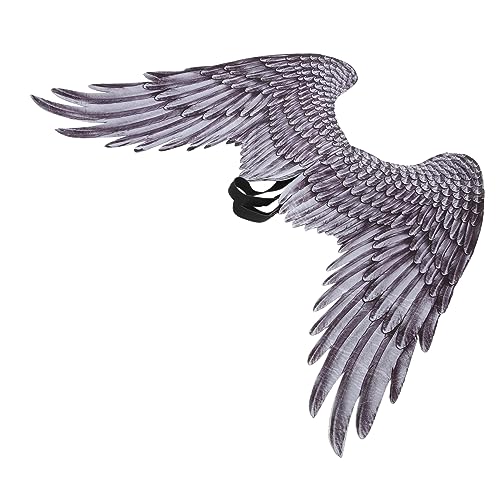 MUCKLILY Schwarze Engelsflügel für Halloween Cosplay Leichtes Kostüm Accessoire für Bühnenauftritte und Partys zu Tragen Langlebig Foto Requisite MUCKLILY Schwarze Engelsflügel für Halloween Cosplay Leichtes Kostüm Accessoire für Bühnenauftritte und Partys zu Tragen Langlebig Foto Requisite von MUCKLILY