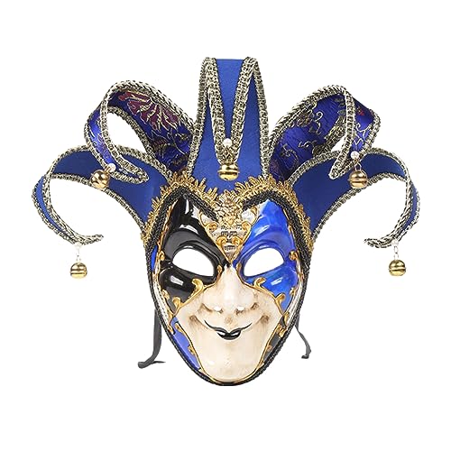 MUCKLILY Vendetta-maske Gimp-maske Vintage Halloween- Karneval-cosplay-maske Halloween Für Frauen Antike Maske Maskerade Maske Herren Anubis-maske Narr Liebhaber Italien Abschlussball von MUCKLILY