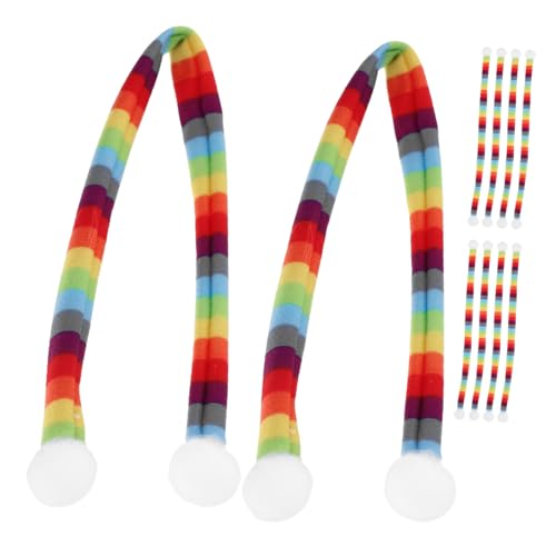 MUELODSIC 10 Stück Teiliges Mini Weihnachts Schals für Puppen und Weinflaschen Weiches Langlebiges Plüschmaterial Gestreift als Partydeko und Bastelzubehör MUELODSIC 10 Stück Teiliges Mini Weihnachts Schals für Puppen und Weinflaschen Weiches Langlebiges Plüschmaterial Gestreift als Partydeko und Bastelzubehör von MUELODSIC