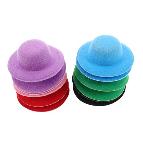MUELODSIC 12 Stück Teiliges Bunte Mini Kleine Miniatur Puppenhüte für DIY Basteln Puppendekoration Weihnachtsfeier Zubehör MUELODSIC 12 Stück Teiliges Bunte Mini Kleine Miniatur Puppenhüte für DIY Basteln Puppendekoration Weihnachtsfeier Zubehör von MUELODSIC