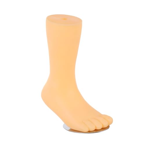 MUELODSIC 1stk Kinderfußmodell Sandale Anzeige Schuhe Im Freien Socken Schuhregal Schuhaufbewahrung Nägel Stand Gestell Sitz Kunststoff-fußformen Für Kleinkinder Beige Magnet von MUELODSIC