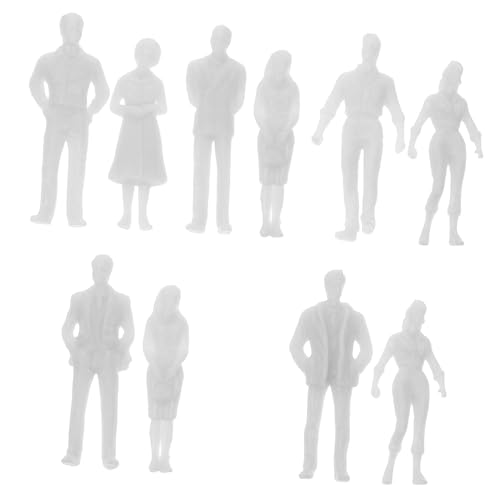 MUELODSIC 20 Stück Teiliges Weiße Miniatur Menschenfiguren Unbemalt Kunststoff Modellbau Figuren für Diorama Architektur Modellbahn Puppenhaus und Schulprojekte Vielseitig Gestaltbar MUELODSIC 20 Stück Teiliges Weiße Miniatur Menschenfiguren Unbemalt Kunststoff Modellbau Figuren für Diorama Architektur Modellbahn Puppenhaus und Schulprojekte Vielseitig Gestaltbar von MUELODSIC