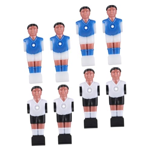 MUELODSIC 8st Tischfußballpuppe Teile Für Fußballtische Tischfussball Puppenfußball Fußball Tischfußball Fußballtischteile Tischfußballspieler Kickermann Ersatz Tischfußballfiguren Harz von MUELODSIC