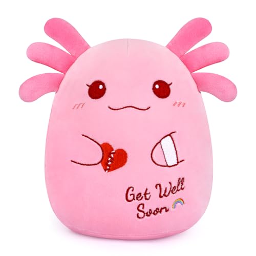 MUFEIRUO Get Well Soon Axolotl Plüschtier Kuscheltier,Rosa Axolotl Plüsch Spielzeug StofftiereTeddybären MUFEIRUO Get Well Soon Axolotl Plüschtier Kuscheltier,Rosa Axolotl Plüsch Spielzeug StofftiereTeddybären von MUFEIRUO