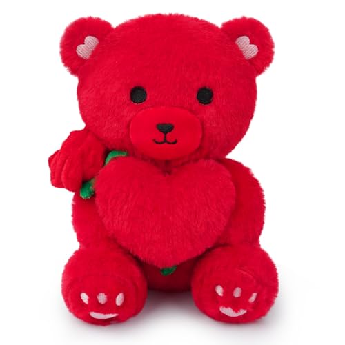 MUFEIRUO Kuschelweicher Teddybär Kuscheltier Teddybär mit Herz, Weiches Spielzeug Stofftier Plüschtier Plüschbär Kuschelbär Teddy Bär Geschenk von MUFEIRUO