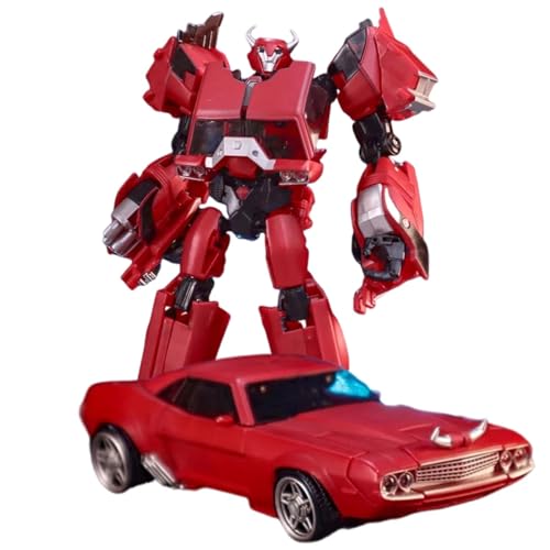 5,5 Zoll Cliffjumper, Transformer-Spielzeug, 2 Formen – Roboter Und Auto, Actionfigur, KO-Version, Rot von MUHLZQX