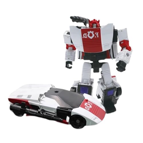 6,7 Zoll Red Alert, Transformer-Spielzeug, 2 Formen – Roboter Und Auto, Feuerwehrauto-Modell, Actionfigur, KO-Version von MUHLZQX