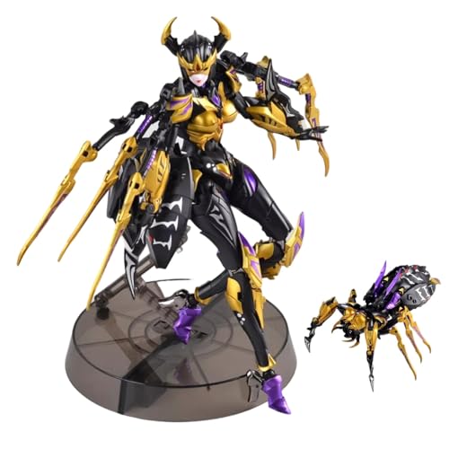 7,1 Zoll Blackarachnid BT04, Transformer-Spielzeug, 2 Formen – Roboter Und Spinne, Animationsmodell Film 08, Actionfigur, KO-Version von MUHLZQX