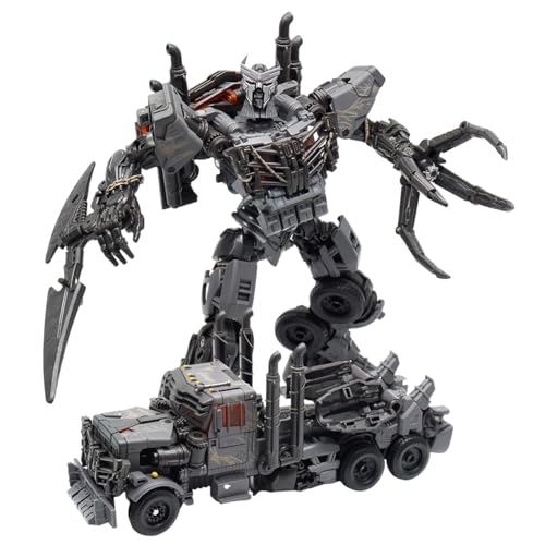 8,2 Zoll Transformer-Spielzeug, 2 Formen – Roboter Und Auto, Actionfigur KO-Version, Dunkelschwarz von MUHLZQX