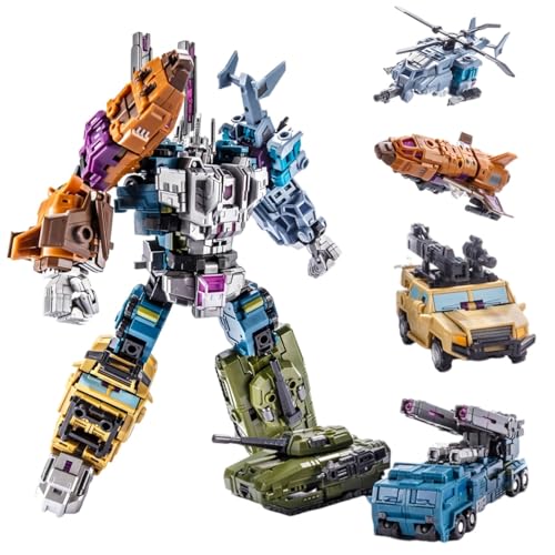 9 Zoll Bruticus, 5 In 1, Transformer Toy PT05, 11 Formen des Gameplays, Actionfigur, KO-Version von MUHLZQX