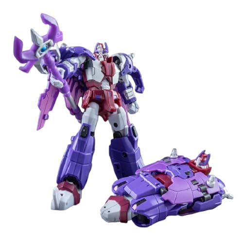 Alpha Trion EX49P, Transformer-Spielzeug, 2 Formen – Roboter- Und Luftkissenfahrzeug-Modell, 10 cm Kleine Actionfigur, KO-Version von MUHLZQX