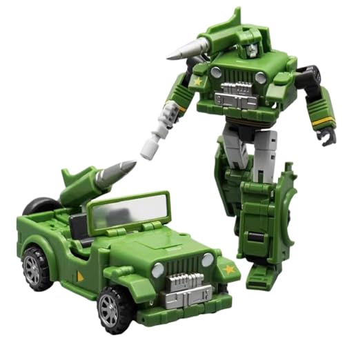 Hound MS13, Transformer-Spielzeug, 2 Formen – Roboter Und Auto, Kleine Actionfiguren, KO-Version von MUHLZQX