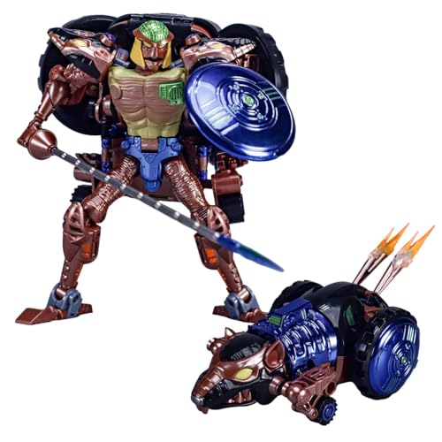 Rattrap BWM-07B, Transformer-Spielzeug, 2 Formen – Roboter- Und Mausmodell, Actionfigur, Blaugold, KO-Version von MUHLZQX