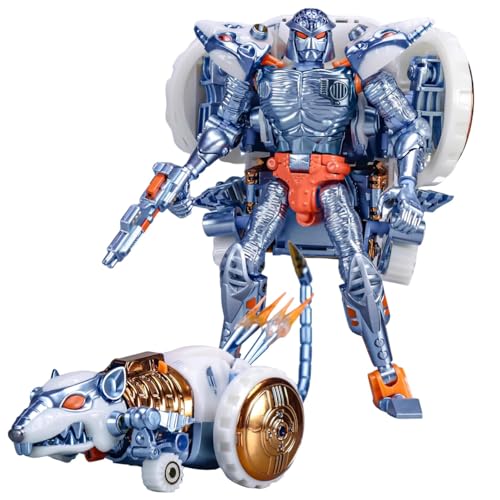 Rattrap BWM-07G, Transformer-Spielzeug, 2 Formen – Roboter- Und Mausmodell, Actionfigur, Weißgold, KO-Version von MUHLZQX