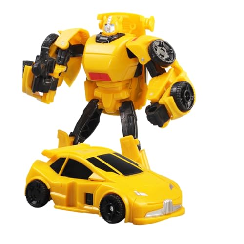 Transformer-Spielzeug, Megatron, Starscream, Hot Rod, Powerglide, Actionfigur, KO-Version(Yellow) von MUHLZQX