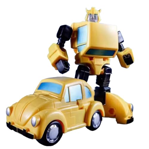 Transformer-Spielzeug MCS02, 2 Formen – Roboter Und Auto, Actionfigur, Kleine Modelle, KO-Version von MUHLZQX