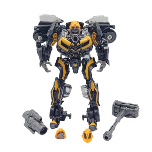 Transformer Toy TW-1025B，2 Forms-Robot and Car，Action Figure KO Version，with Weapon，Dark Black von MUHLZQX