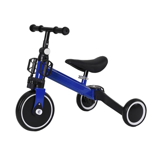 MUL-BOUTIQUE Dreirad für Kinder, skalierbares Baby-Dreirad mit höhenverstellbarem Sitz, Schiebe- und Pedalmodi, Kinderfahrräder, geeignet für Jungen und Mädchen ab 18 Monaten von MUL-BOUTIQUE