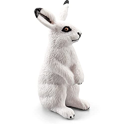 Kaninchenfiguren Realistische Tierwelt Kaninchen Kuchenaufsätze Set Für Kinder Mit Miniatur Gartendekoration Geschenken Realistisches Tiermodell von MULAIDI
