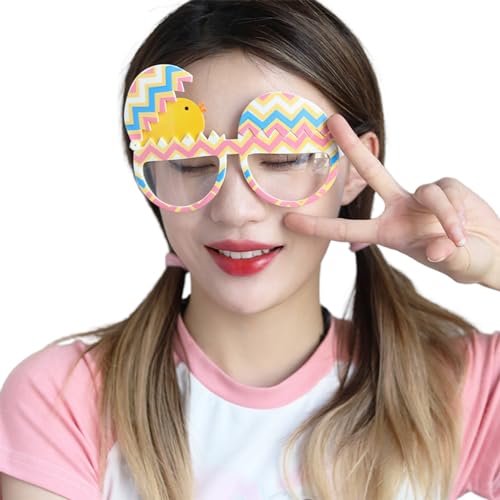 MULAIDI Kaninchen Brillen Brille Ostern Foto Requisiten Party Cosplay Kostüme Bunte Tanzparty Brille Ostern Party Party Brille Für Erwachsene von MULAIDI