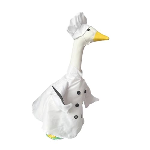 MUMQAQ St Patrick's Goose Outfit Rasen Veranda Gans Kleidung Rasen Veranda Gans Tücher Gärtner Kunststoff Gans Kostüm für 58,4 cm Zement Gans Frühling Outdoor Terrasse Hof Rasen Dekoration von MUMQAQ