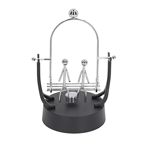 MUNEFE Perpetual Motion Machine, Swing Form Iron Art Electroplating Perpetual -Bewegungsmodell, elektroplierendes Perpetualbewegungsmodell für Office Desk von MUNEFE