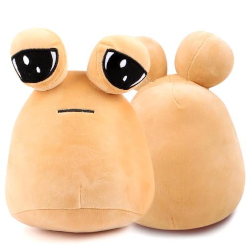 MUNSKT Alien Pou Plüschtier My Pet Alien Plüschtier Alien Plushie Gefüllte Niedliche Tierpuppe Tier Füllung Plushies Puppe Spiel Spielzeug für Mädchen Junge Kindergeschenk 21,8 cm von MUNSKT