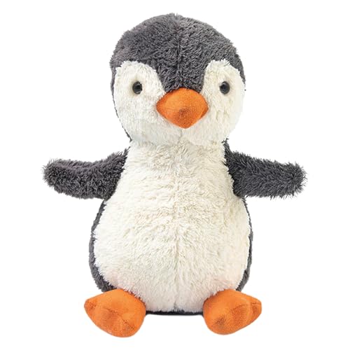 MUNSKT Plüschtier Pinguin 23 cm, Plüschtier Pinguin für Kinder, Pudgy Penguins Plush für Mädchen, Jungen, Pinguin, Plüsch, Grau von MUNSKT