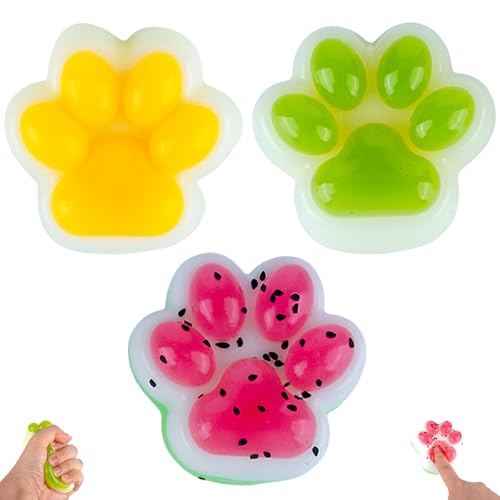 MUNSKT Squishy Pfote, 3 Stück Taba Squishy, Farbverlauf, Katzenpfoten Squishy für Angst Linderung,, Party Favors und Büro Schreibtisch Dekor MUNSKT Squishy Pfote, 3 Stück Taba Squishy, Farbverlauf, Katzenpfoten Squishy für Angst Linderung,, Party Favors und Büro Schreibtisch Dekor von MUNSKT