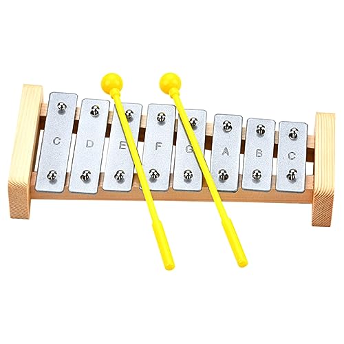 1 Satz Klavier Klassisches Xylophon Kinder spielset Musik klopfendes Spielzeug Musikspielzeug für Babys Lernspielzeug Kinderspielzeug Perkussionsspielzeug für Kinder hölzern MUSISALY von MUSISALY