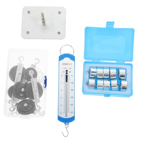 1 Satz Riemenscheibensatz Physik-riemenscheibe Physikalische Experimente Mit Flaschenzügen Flaschenzug Für Maschinen Lehrinstrument Physik-experiment-labor-kit Metall MUSISALY von MUSISALY