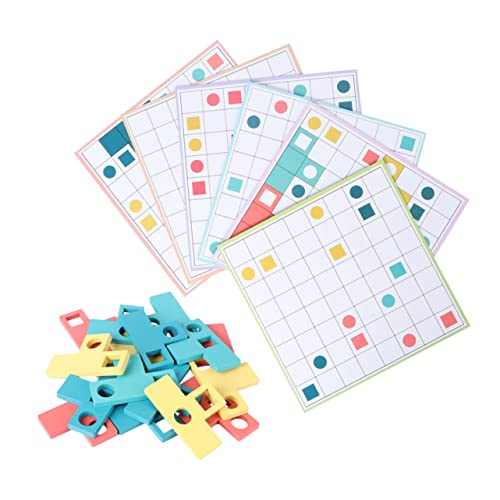 1 Set T Förmiges Passendes Lernspielzeug Kinderspielzeug Kinderspielzeug Passendes Spiel Spielzeug Lernspielzeug Puzzle Spielzeug Holz T Kreuzworträtsel T Förmiges MUSISALY von MUSISALY