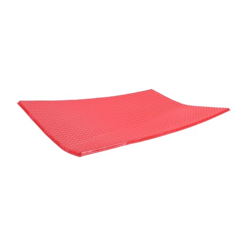 MUSISALY 1 Blatt Fliesenmaterial Kleine Dachziegelmodelle Mikro-landschaftsdachziegel Mini-dachziegel-Modell Gefälschte Dachziegel Sandtisch Dachziegel Dekore Puppenhausfliese PVC Rot von MUSISALY