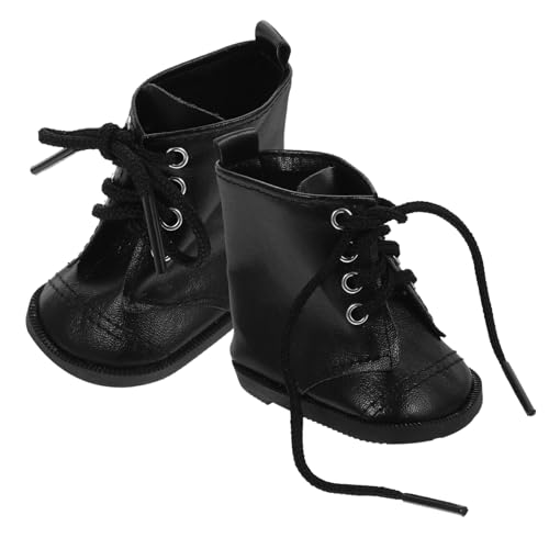 MUSISALY Puppen Schuhe Pu Schuhe Für Puppen Stilvolle Boots Für Puppenoutfits Puppenzubehör Schuhe Für Puppenverkleidung Puppenschuhe von MUSISALY