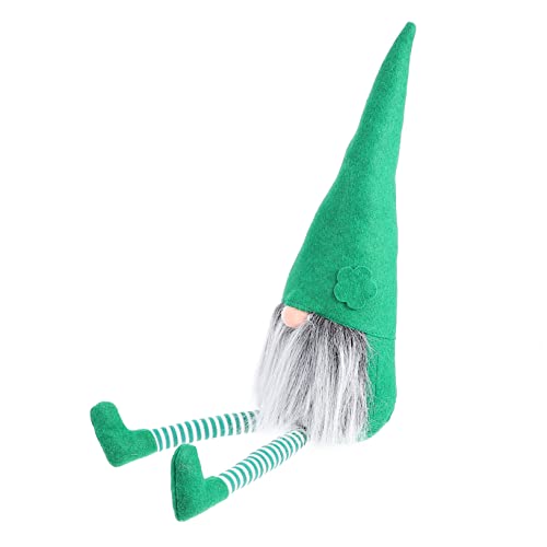 MUSISALY 1 STK Zwerg Elf Puppe Frühlingskaninchenfiguren Plüsch-osterfigur Plüschpuppe Kreative Gnomenpuppe Santa Gnom Puppe Kaninchen-dekor Spielzeug Mit Langen Beinen Stoff Green von MUSISALY