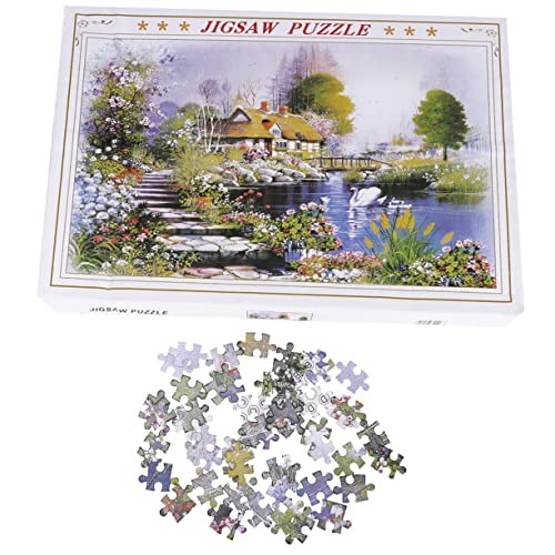 MUSISALY 1 Satz 1000 Stück Papierpuzzle Bilderrätsel-Spiel pädagogisches Puzzle Erwachsenes intellektuelles Puzzle Kinder Puzzle Erwachsenen Puzzle Spielzeug Puzzle für Erwachsene von MUSISALY