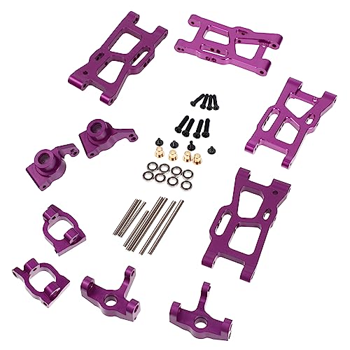 MUSISALY 1 Satz 124019 Teile Zubehör für RC-Autos kleine rc Autos rc Auto ersatz Zubehör reparieren roststop rost Stop RC-Car-Komponente Tragbare RC-Autoteile Aluminiumlegierung Violett von MUSISALY