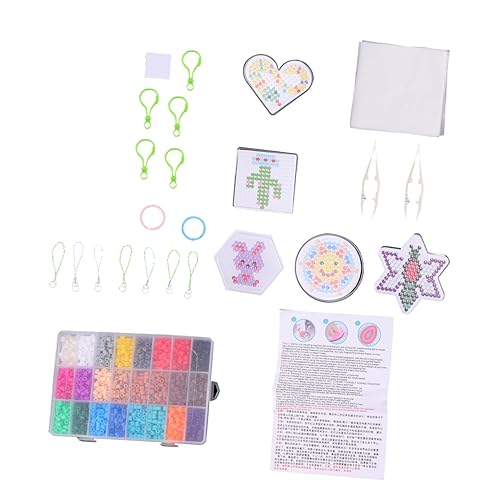 MUSISALY 1 Satz 24 Perlen Bunter Schmuck Kinderarmbänder Charm-Armband-kit Kinder Halskette Kit Zur Schmuckherstellung Bunte Halskette Spielzeug Colorful von MUSISALY