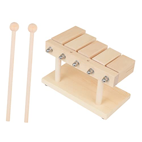 MUSISALY 1 Satz 5 Ton Bangzi Chinesisches Block Puzzle Spielzeug Für Kinder Xylophon Kinderspielzeug Kinderinstrument Schlaginstrument Xylophon Kinderspielzeug Traditionelles von MUSISALY