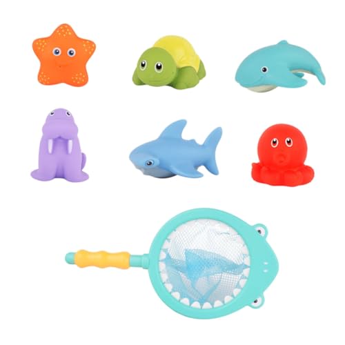 MUSISALY 1 Satz Badespielzeug schwimmendes Tierspielzeug Angeln Brettspiel Badewannensprinkler Kinder wasserspielzeug kinderwasserspielzeuge Babybadeutensilien Desktop-Tier-Ornamente ABS von MUSISALY