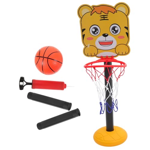 MUSISALY 1 Satz Basketballständer Für Kinder Mini-basketballkorb Für Den Innenbereich Puzzle Interaktives Kinderspielzeug Basketballkörbe Drinnen Kleinkinder Lustig Reifen Rahmen Plastik von MUSISALY