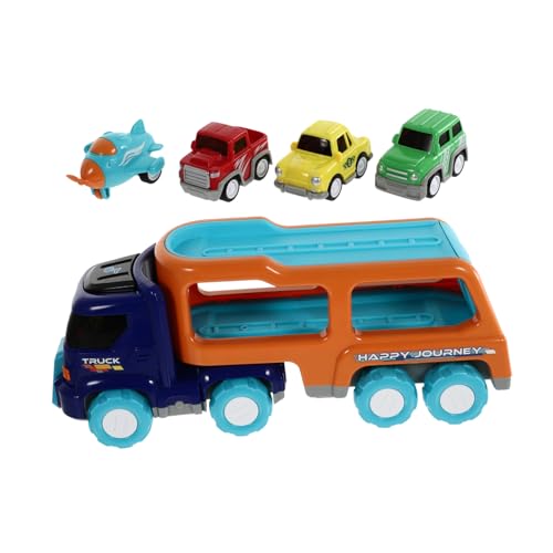 MUSISALY 1 Satz Baufahrzeug Spielzeug Kinder entwicklung kindliche entwicklung Musik Auto Spielen Rückzugwagen Spielzeuge Kinderspielzeug Cartoon-Spielzeug Fahrzeugmodell Plastik Blue von MUSISALY