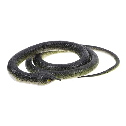 MUSISALY 1 Satz Boshafte Schlange Abfluss Schlangenarmband Entfernte Schlange Kratzer Rassel Fahrkarte Spiel Bausatz Witze Und Streiche Gefälscht Vakuum Schleife Clip Schlangenskulptur PVC von MUSISALY