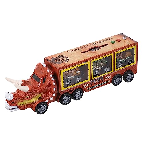 MUSISALY 1 Satz Dinosaurier-LKW Kinder Elektrofahrzeuge Elektro-LKW Für Kinder Kinderautos Spielzeug Motorikspielzeug Für Kinder Dinosaurier-Transporter Tiere LKW-Spielzeug Plastik Brown von MUSISALY